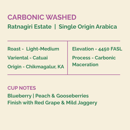 CARBONIC WASHED | RATNAGIRI ESTATE