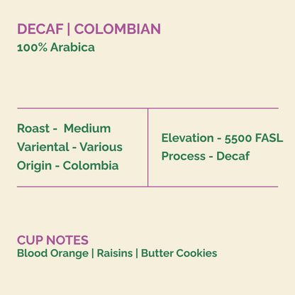 COLOMBIAN DECAF | OMNI ROAST